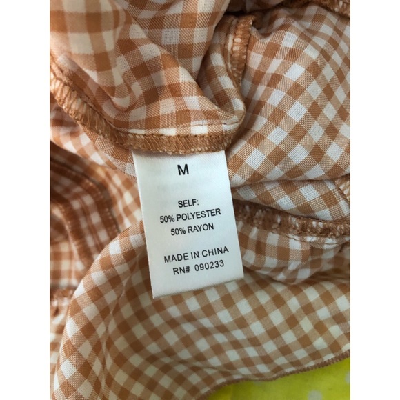 Pacsun L.A. Hearts Gingham Mini Dress Size M - Picture 4 of 4